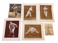 R310 1934 Earl Averill, (4) Pages Baseball Mag. Co., B & W Baseball Photo
