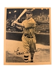 R310 1934 Earl Averill, (4) Pages Baseball Mag. Co., B & W Baseball Photo