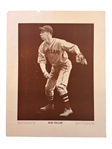 R310 1934 Earl Averill, (4) Pages Baseball Mag. Co., B & W Baseball Photo