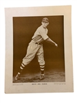 R310 1934 Earl Averill, (4) Pages Baseball Mag. Co., B & W Baseball Photo