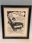 (3) Paper Advertisements; Cleveland Yellow Cab, WJW, Joe Louis Punch
