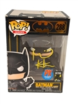 (5) Autographed Funko Pops; Batman and Catwoman, Newmar, Affleck, Keaton, Kilmer, Bale