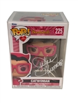(5) Autographed Funko Pops; Batman and Catwoman, Newmar, Affleck, Keaton, Kilmer, Bale