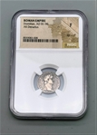 NGC F Roman Empire Domitian AD 81-96 AR Denarius
