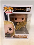 (4) Autographed Funko Pops; LOTR Frodo, Samwise, Gollum, Legolas