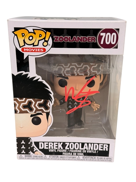 Autographed Funko Pop Zoolander; Derek Zoolander Signed Ben Stiller
