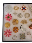 Group of Signed Costume Jewelry Brooches (29)