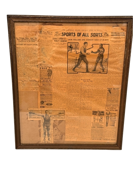 1915 Boxing Newspaper Clippings
