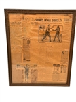 1915 Boxing Newspaper Clippings
