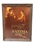 Fatima Cigarettes Advertising Cardboard Display