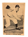 Large Cleveland Indian Bob Feller Stadium Team Issue Cardboard Display