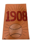 1908 Scrapbook Filled with Sports Baseball Clippings