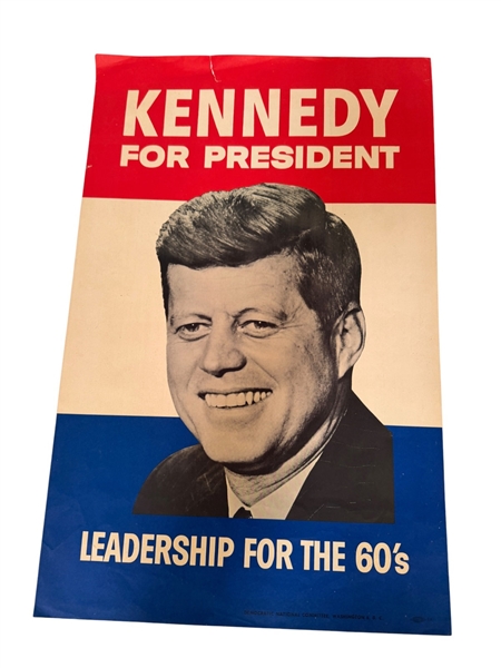 John F. Kennedy Campaign Poster 