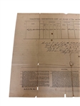 1865 Civil War Discharge Document