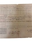 1865 Civil War Discharge Document