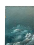William Hasse Marine Painting on Board