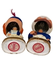 Baltimore Colts 1960's Made in Japan Kissing Bobble Heads