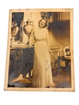 James Cagney and Jean Harlow Signed 8 x 10 Black and White Photos