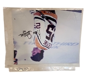 (6) Autographed Sports Photos; Staubach, Feller, Griese, Hockey