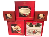 (5) Lenox Christmas Dishes in Original Boxes