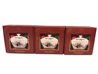 (3) Lenox America by Design Winter Greetings Small Casserole in Original Boxes