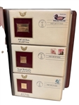 Golden Replicas of US Stamps 22kt Gold Plated in Album