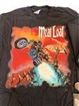 (2) Meatloaf Concert Touring T-Shirts: Bat Out of Hell, Rock-n-Roll Dreams Come Through