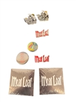 (2) Meatloaf Concert Touring T-Shirts: Bat Out of Hell, Rock-n-Roll Dreams Come Through