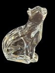 Waterford Crystal Cat Figurine