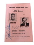 (2) Signed Pieces of Ephemera; Art Linkletter, John and Annie Glenn