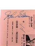 (2) Signed Pieces of Ephemera; Art Linkletter, John and Annie Glenn