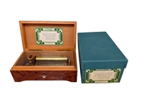 Thorens Music Box with Original Box Made in Switzerland with 6 Songs