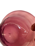 Steuben Amethyst Ribbed Compote and (2) Berry Bowls
