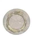 (2) Steuben Clear Bubble Threaded Plates