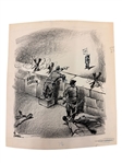 (4) Bil Canfield Original Political Cartoon Satire Artwork 