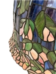 Hanging Large Tiffany Style Stained Glass Flowering Lamp Shade