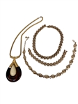 Group of Crown Trifari Signed Jewelry