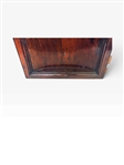 Antique Mahogany Cabinet Panel Scallop Design