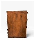 Antique Mahogany Cabinet Panel Scallop Design