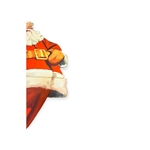 Vintage Stand-Up Cardboard Cutout Santa Claus Group
