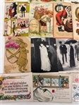 600-800 Border and Borderless Postcards Holiday, Pinups, Cartoon 