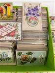 600-800 Border and Borderless Postcards Holiday, Pinups, Cartoon 