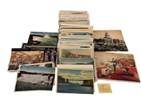 300+ Foreign Border and Borderless Postcards; Niagara Falls, More