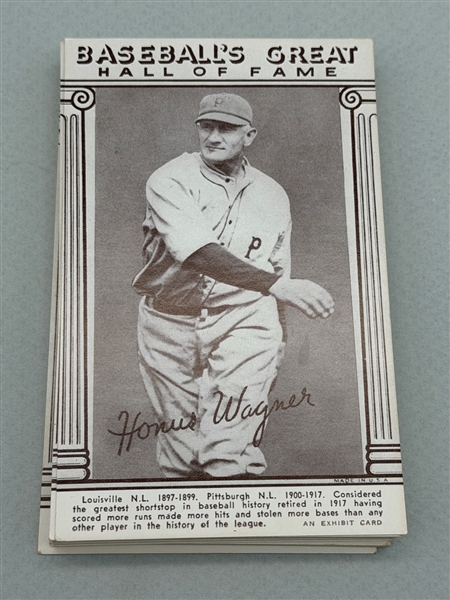 1974 Baseball Greatest HOF Exhibit Cards Complete Reprints