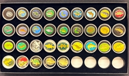 "Fish Ohio" Pins From 1980 - 2011 