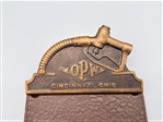 Vintage OPW Gas Pump Nozzle Metal Advertising Clipboard