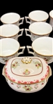 Group of Wedgwood Commemorative Ware Biance Bone China England