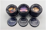 Canon A-1 35mm Camera and Lens Group